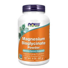 Магнезиев бисглицинат (Magnesium Bisglycinate)  NOW, 227 гр width=