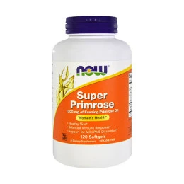 Вечерна иглика NOW Super Primrose1300 mg, 120 Softgels