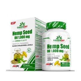 Конопено масло AMIX 1000 mg, 90 капс. width=