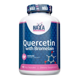 Кверцетин HAYA LABS Quercetin with Bromelain, 120 Vcaps