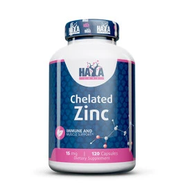 Цинк HAYA LABS Zinc 15mg, 120 caps.