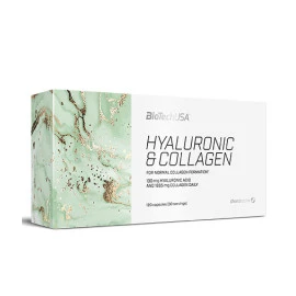 Витамини и минерали BIOTECH USA Hyaluronic & Collagen, 120 Caps