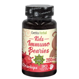 Хранителна добавка CVETITA HERBAL Kids Immuno Bearies, 30 Tabs