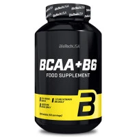 Аминокиселина BIOTECH USA BCAA + B6, 200 Tabs.