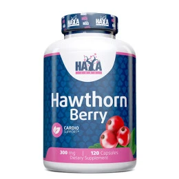Глог HAYA LABS Hawthorn Berry 300mg,120 caps.