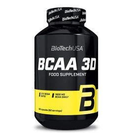 Аминокиселина BIOTECH USA BCAA 3D, 180 Caps