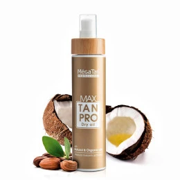 Натурално сухо олио MegaTan Max-Tan Pro, с тен активатори