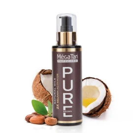 Натурално Сухо Олио за Тен с двоен Меланин Активатор MegaTan Pure, 140ml width=