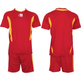 Екип за футбол, волейбол и хандбал - червено и жълто width=