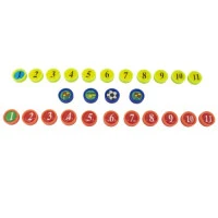 Магнити за треньорска дъска за футбол, 26 броя