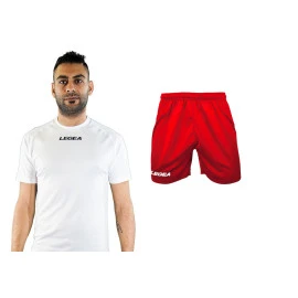 Футболен екип Legea Lipsia, бяло-червено width=