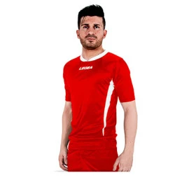 Футболна фланелка Maglia Dusseldorf Azzuro, червена, М width=