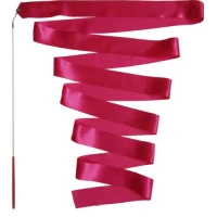 Лента за художествена гимнастика 4 м, цикламена