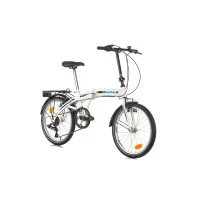Велосипед Bachini FOLDING 20'', 310мм, бяло-син