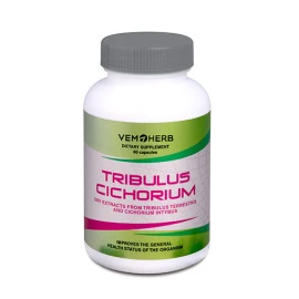Стимулант VEMOHERB Tribulus Cichorium, 60 капс.