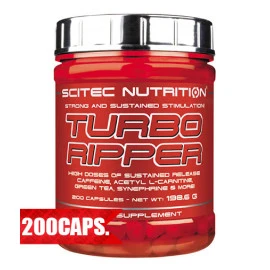 Фет бърнър SCITEC Turbo Ripper, 200капс. width=