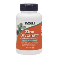 Цинк NOW 30мг., 120 желирани капс.