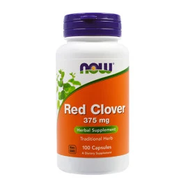 Червена детелина NOW 375 мг., 100 капс. width=