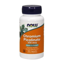 Хром пиколинат  NOW Chromium Picolinate, 200мг., 100 капс. width=