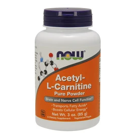 Фет бърнър NOW Acetyl L-Carnitine Powder, 85гр. width=