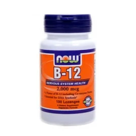 Витамин B-12 NOW Instant Energy 2000мг., 100 дражета