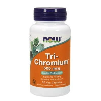 Фет бърнър NOW Tri-Chromium 500мг., 90 капс.