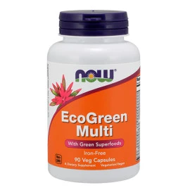 Мултивитамини NOW EcoGreen Multi, 90 капс.