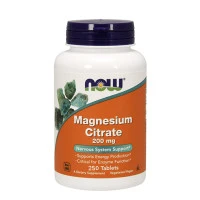 Магнезиев цитрат NOW 200мг., 250 табл.