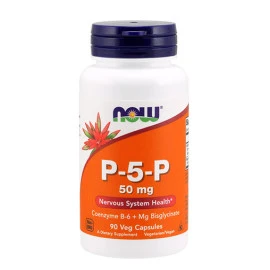 Витамини В-комплекс NOW P-5-P, 50мг., 90 капс. width=