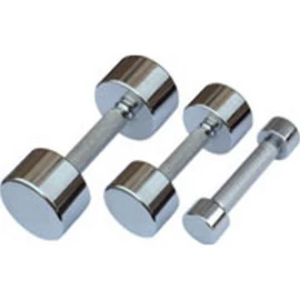 Дъмбели SPARTAN 2 x 1 кг, хромирани width=