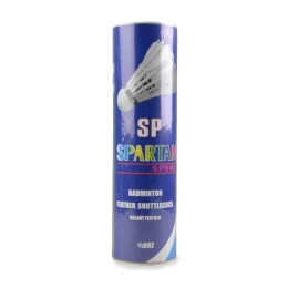 Перца за бадминтон  SPARTAN Natur Feder, 6 бр.