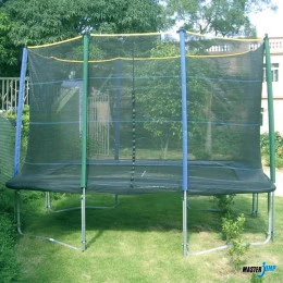 Предпазна мрежа за батут MASTERJUMP  300 x 210 см, с конструкция