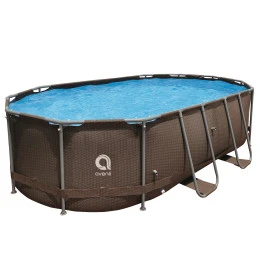 Басейн AVENLI Steel Super Rattan 427 x 275 x 100 cм