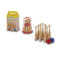 Боулинг LUCIO  LONDERO с 9 кегли, дървен