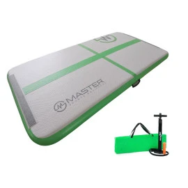 Постелка MASTER 200x100x10см, сиво-зелена, надуваема width=