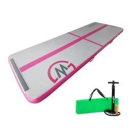 Постелка MASTER 300x100x10см, сиво-розова, надуваема