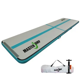 Постелка MASTER S-Pro 300x100x10cм, сиво-синя, надуваема width=