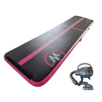 Постелка MASTER 500x100x10см, черно-розова, надуваема