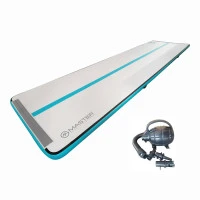 Постелка MASTERJUMP S-Pro 600x150x10см, сиво-синя, надуваема