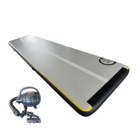 Постелка MASTER 600x150x20cм, сиво-черна, надуваема