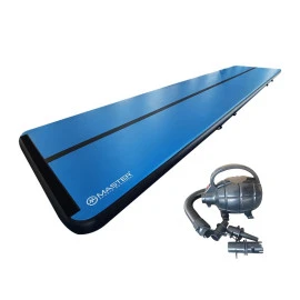 Постелка MASTER S-Pro 1000x200x20 cм, синьо-черна, надуваема width=