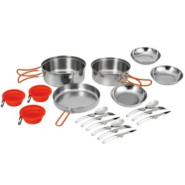 Комплект съдове за готвене KING CAMP Adventurer II pro