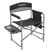 Стол за къмпинг  KING CAMP ASH B10, сгъваем, черно-сив