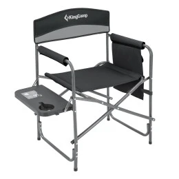 Стол за къмпинг  KING CAMP ASH B10, сгъваем, черно-сив