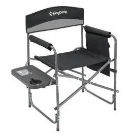 Стол за къмпинг  KING CAMP ASH B10, сгъваем, черно-сив