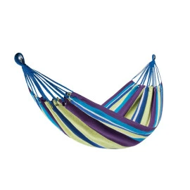 Хамак KING CAMP 200 X 100 см, лилаво-жълт width=