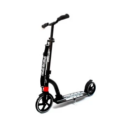 Тротинетка SPARTAN DOUBLE SUSPENSION, черна