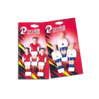 Резервни човечета за джаги - 3 броя, червени 