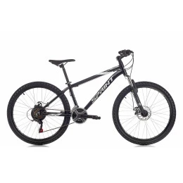 Велосипед Sprint HUNTER 26", 440мм, черно-бял