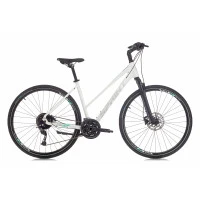 Велосипед Sprint CROXER PLUS LADY (V1) 28", 480мм, бяло-зелен